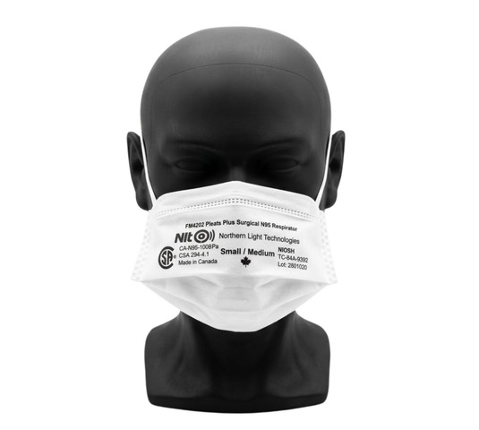 mask on white